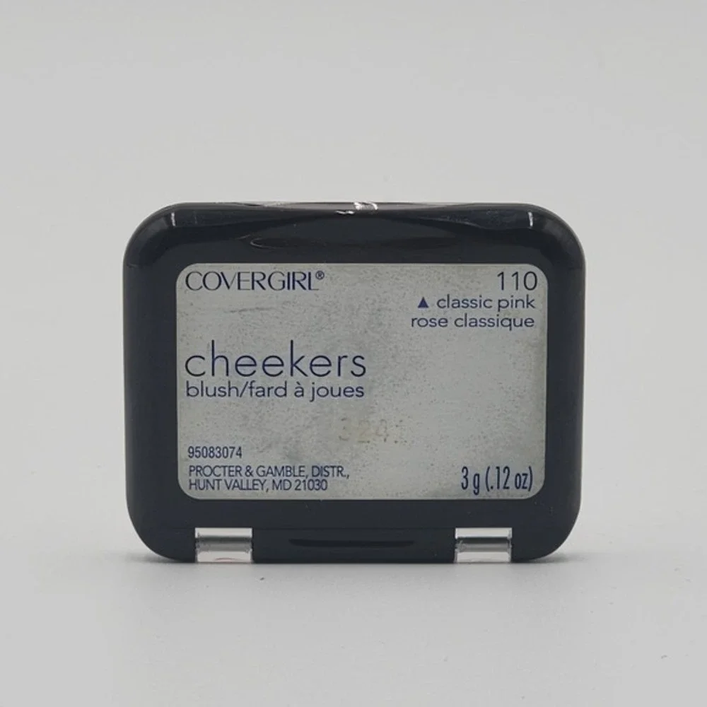 CoverGirl Cheekers Fashion Blush Classic Pink 110‎ .12 Oz New Vintage Classic